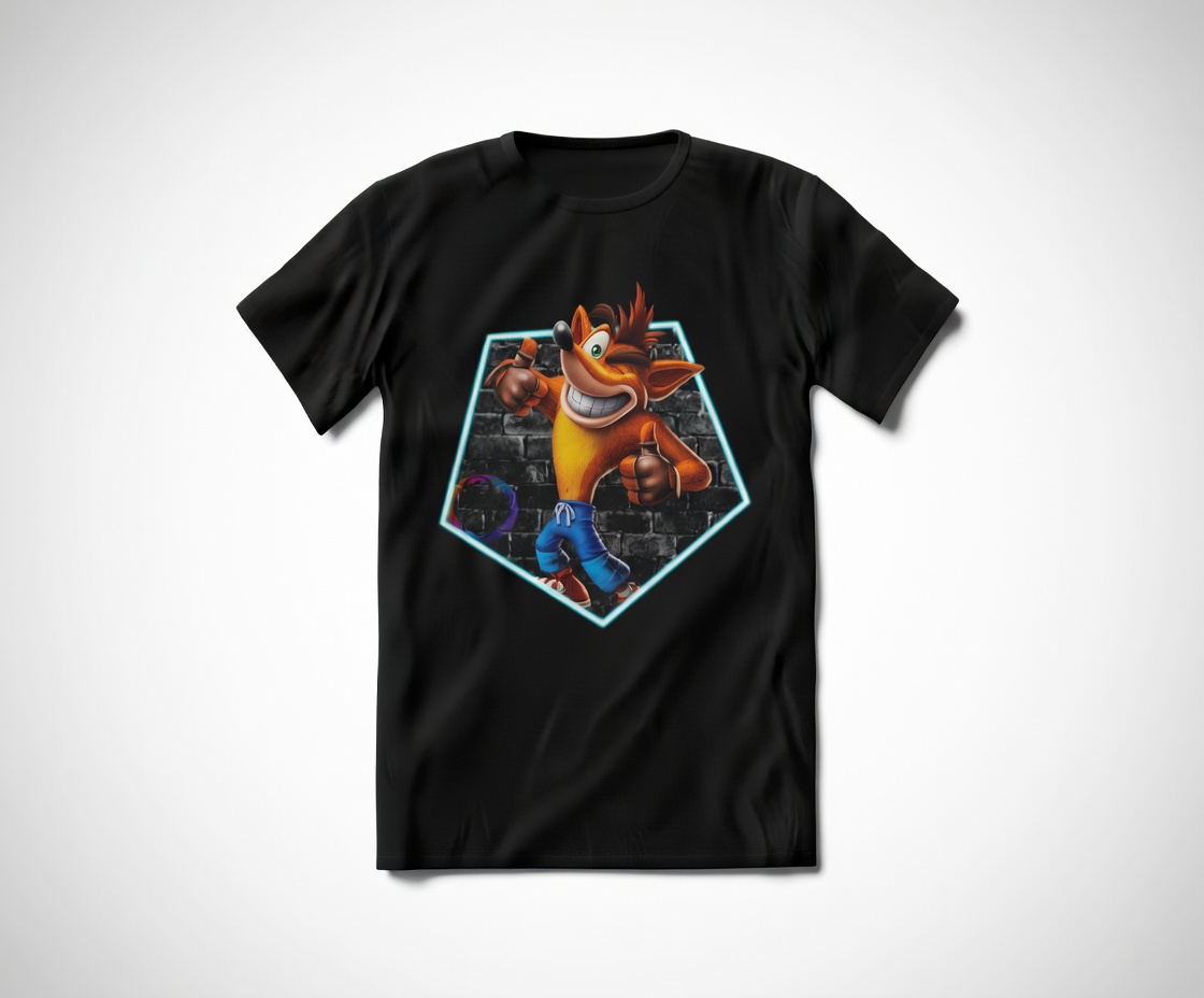Camiseta Crash Bandicoot