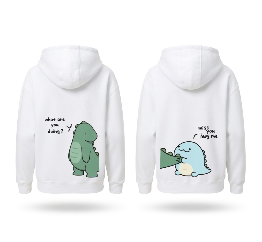 Hoodie Dinosaurios x2