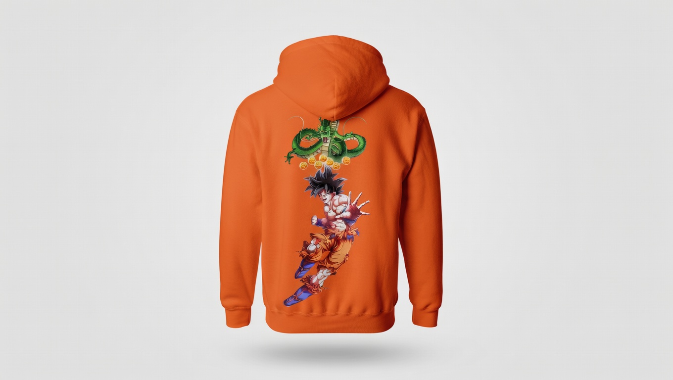 Hoodie Goku y Sheng Long