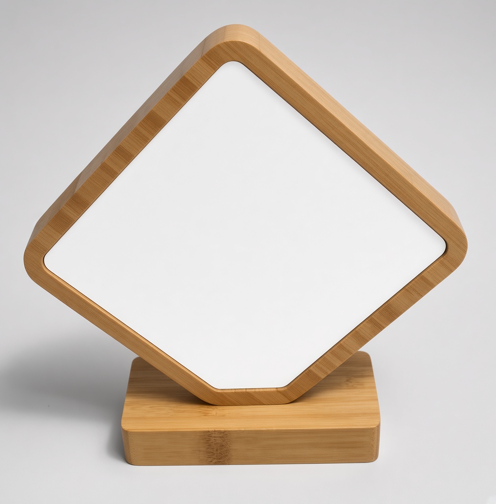 Porta Retrato De Madera Cuadrado