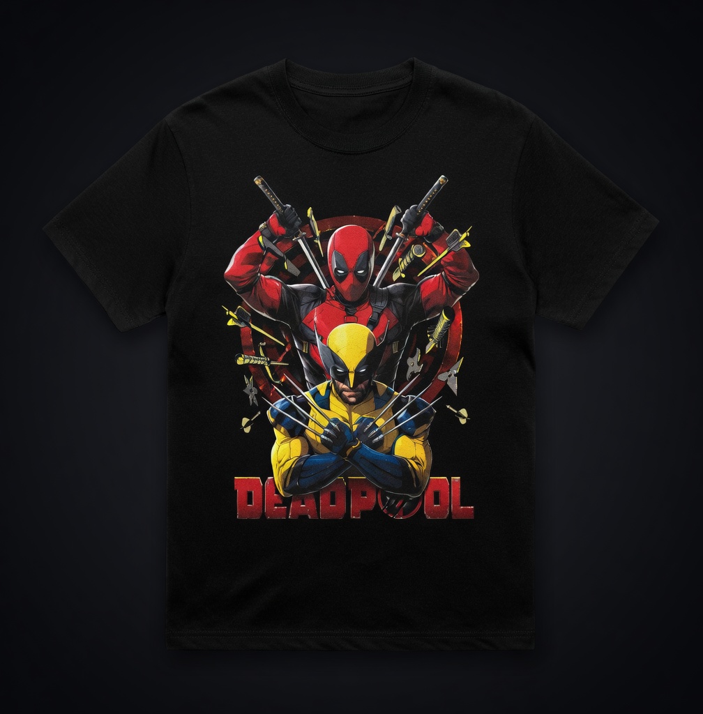 Camiseta Deadpool y Wolverine
